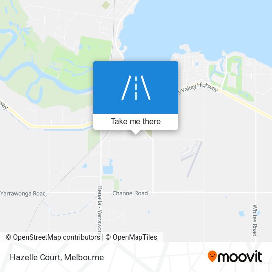 Hazelle Court map