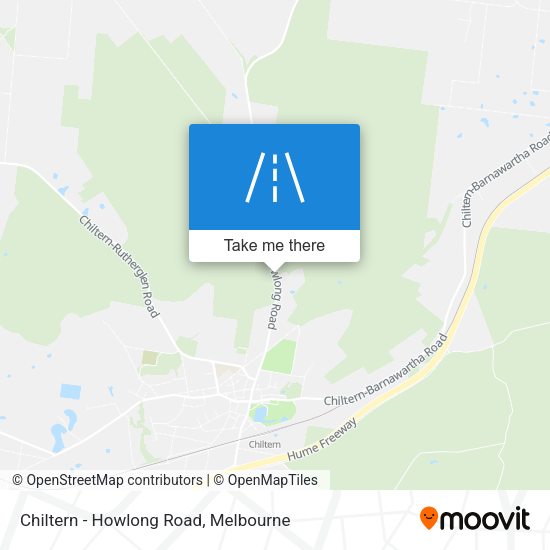 Chiltern - Howlong Road map