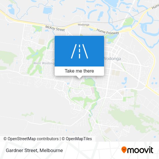 Gardner Street map
