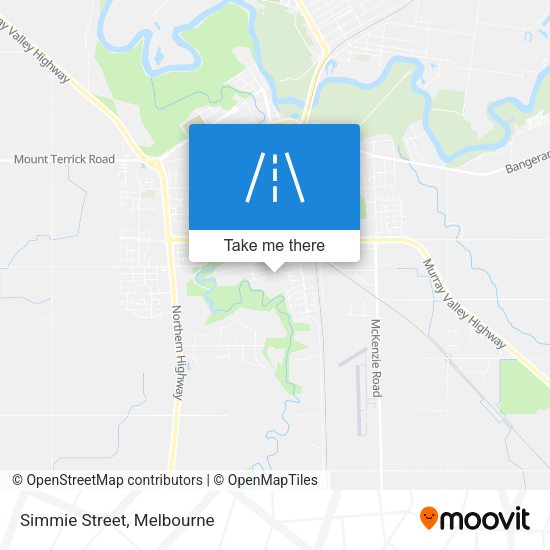Simmie Street map