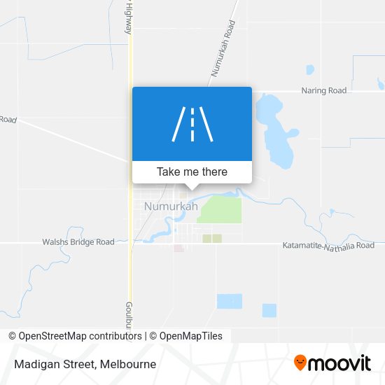 Madigan Street map