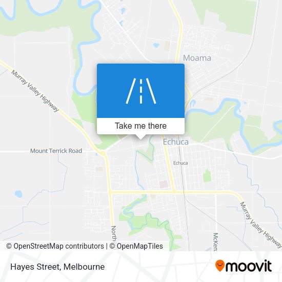 Hayes Street map
