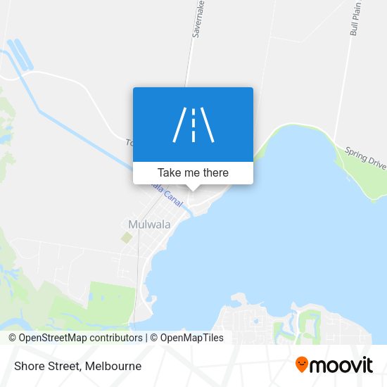 Shore Street map