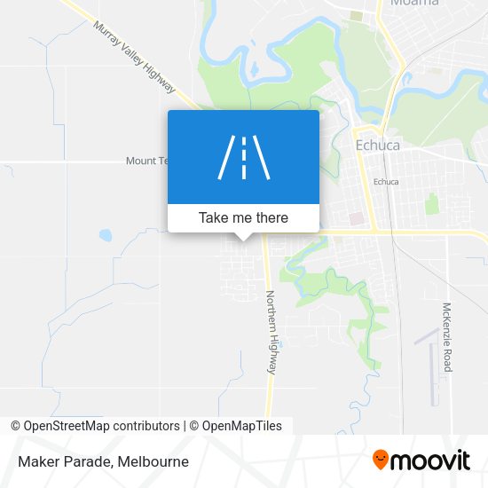 Maker Parade map
