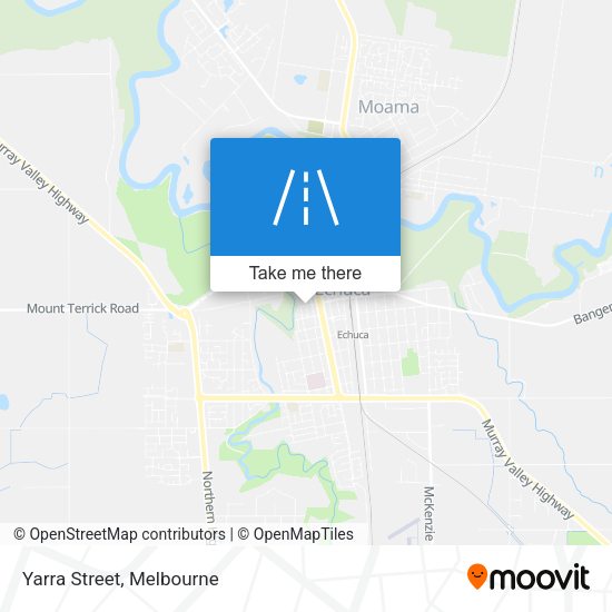 Yarra Street map