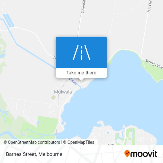 Barnes Street map