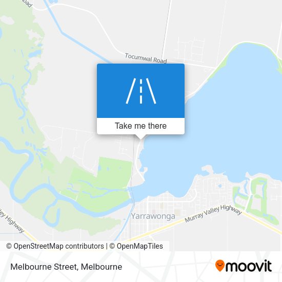 Melbourne Street map