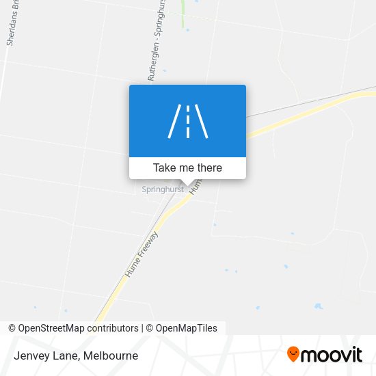 Jenvey Lane map