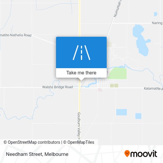 Needham Street map