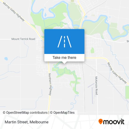 Martin Street map
