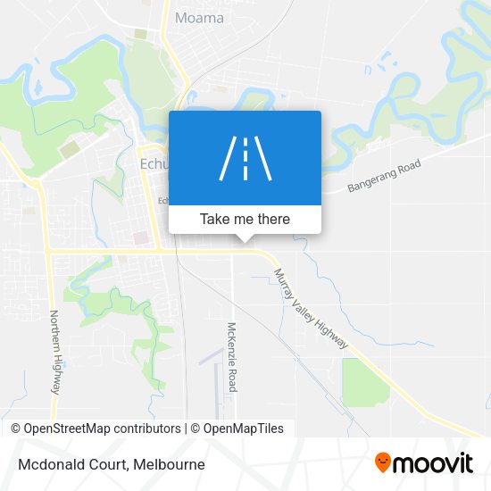 Mcdonald Court map