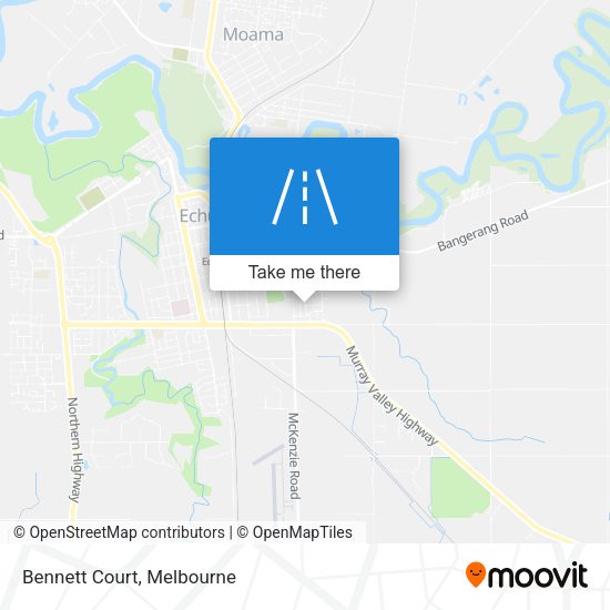 Bennett Court map