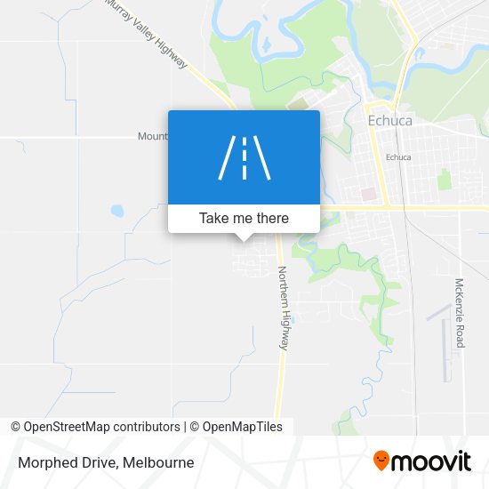 Morphed Drive map
