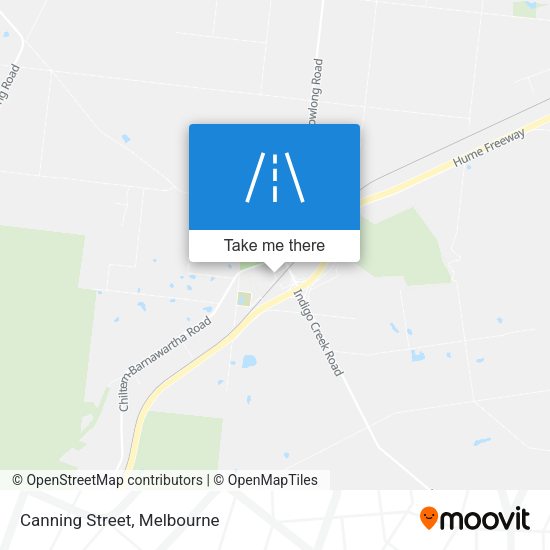 Canning Street map