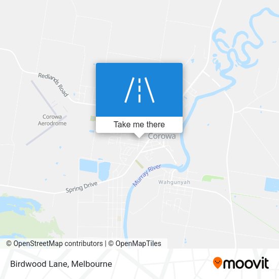 Birdwood Lane map