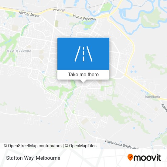 Statton Way map