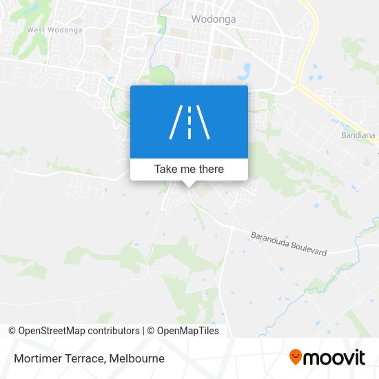 Mortimer Terrace map