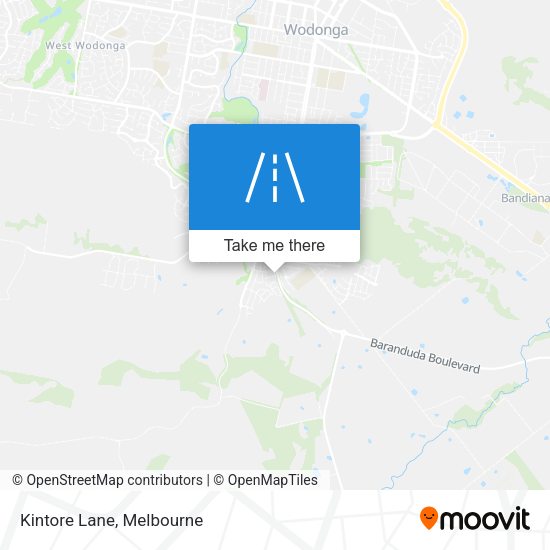 Kintore Lane map