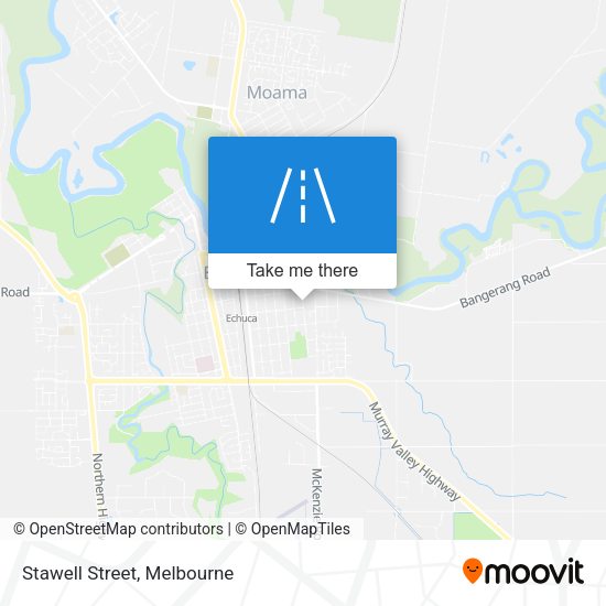 Stawell Street map