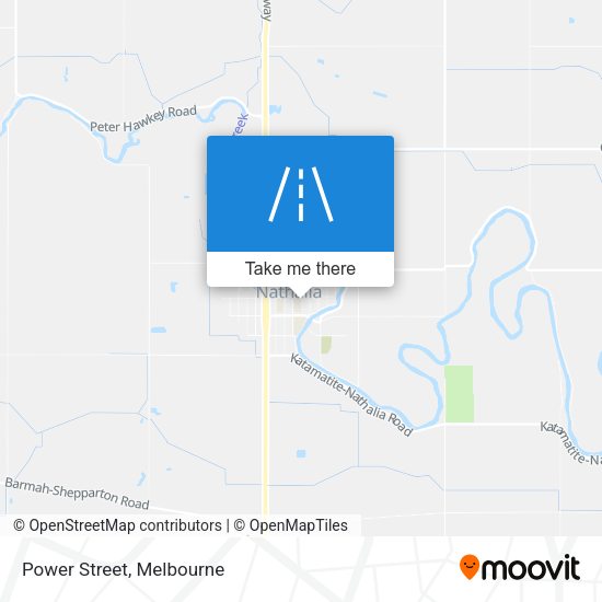 Power Street map