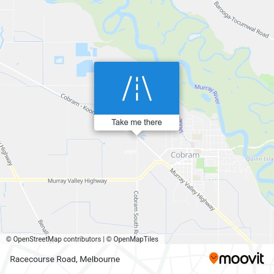 Racecourse Road map