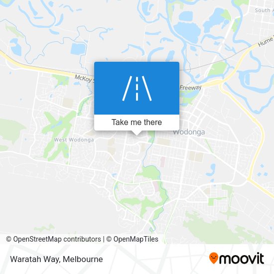 Waratah Way map
