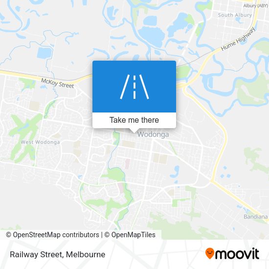 Railway Street map
