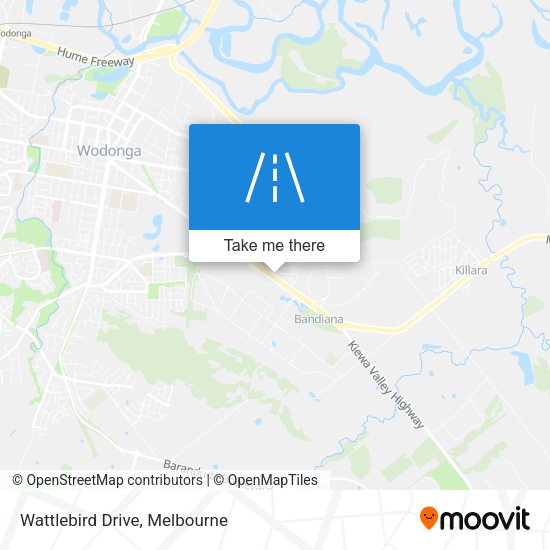 Wattlebird Drive map