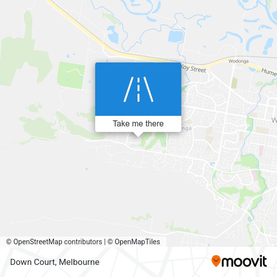 Down Court map