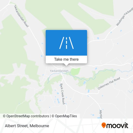Albert Street map