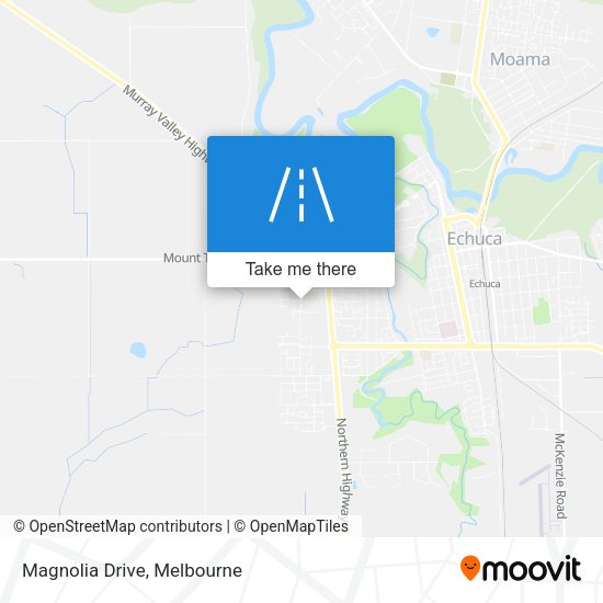 Magnolia Drive map