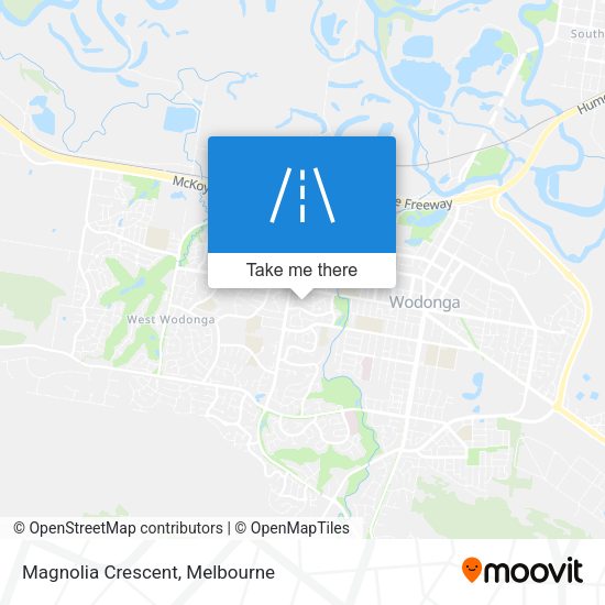 Magnolia Crescent map
