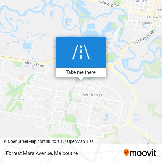 Forrest Mars Avenue map
