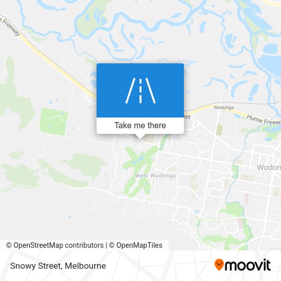 Snowy Street map