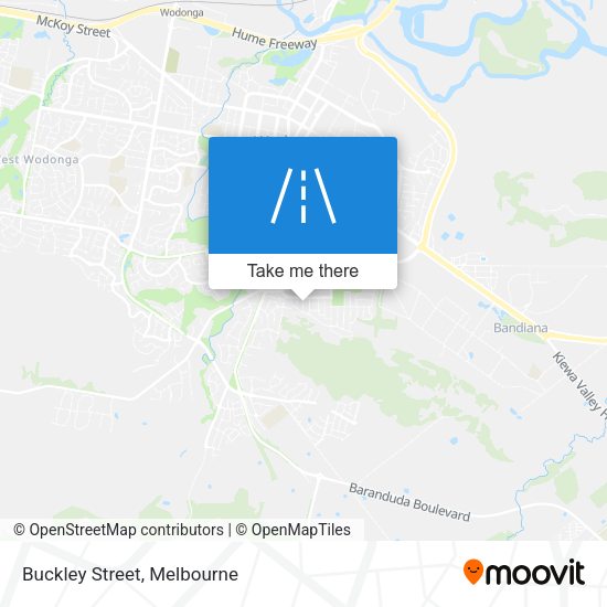 Buckley Street map