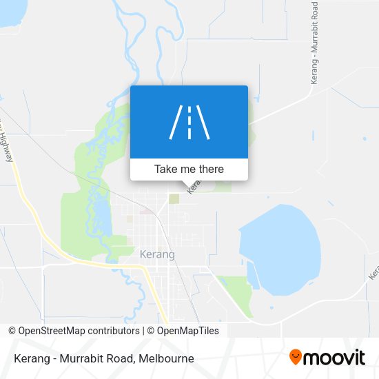 Kerang - Murrabit Road map