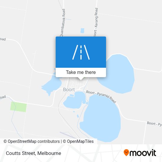 Coutts Street map