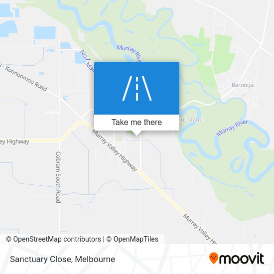 Sanctuary Close map