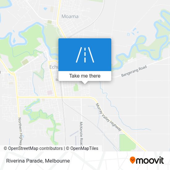 Riverina Parade map