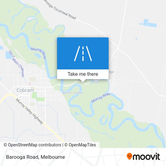 Barooga Road map