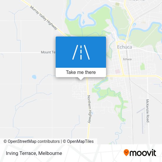 Irving Terrace map
