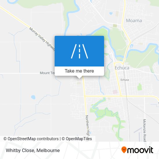 Whitby Close map