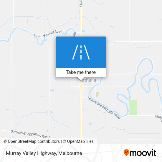 Murray Valley Highway map