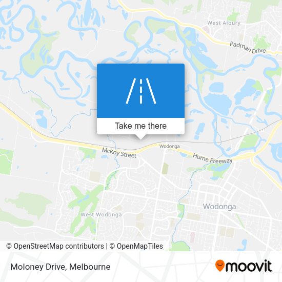 Moloney Drive map