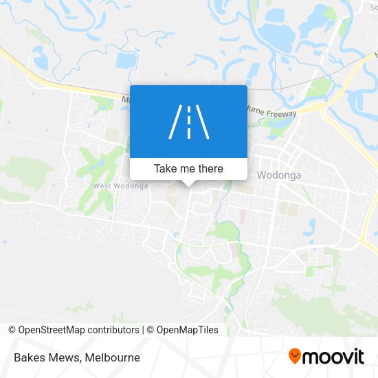 Bakes Mews map