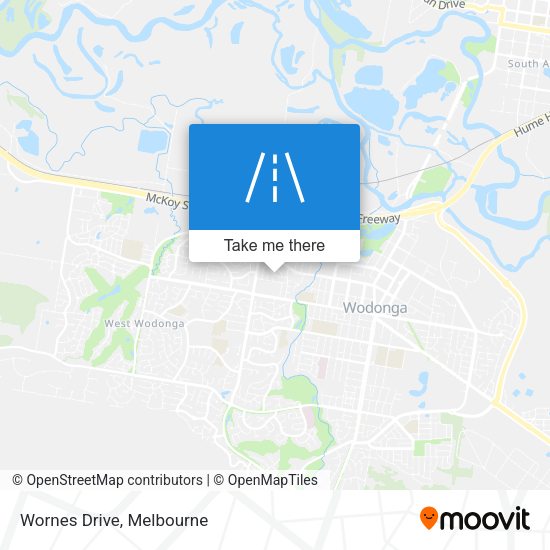 Wornes Drive map
