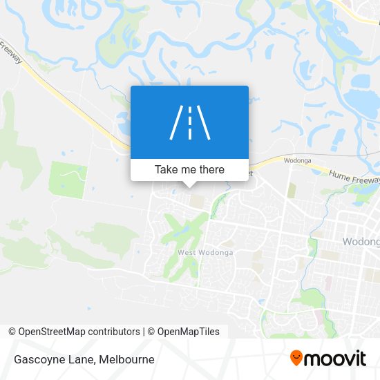 Gascoyne Lane map