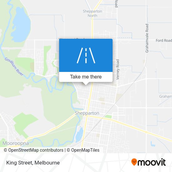 King Street map