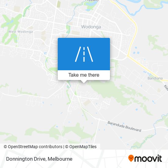 Donnington Drive map