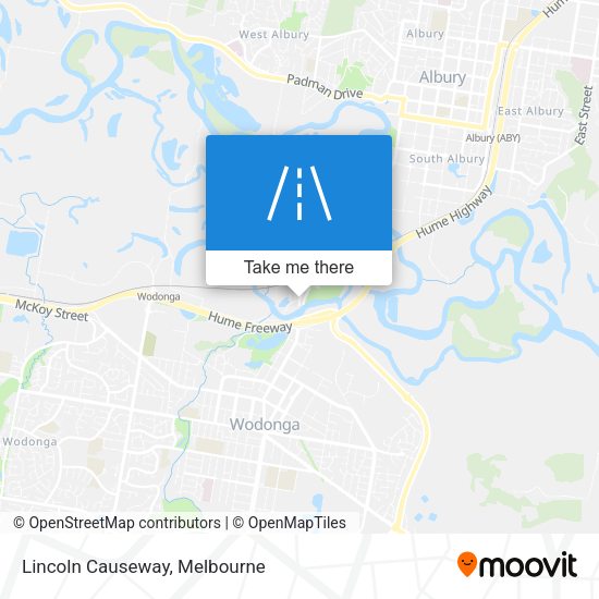 Lincoln Causeway map